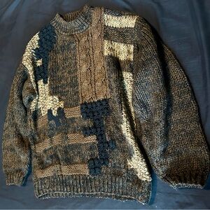 vintage brown sweater!